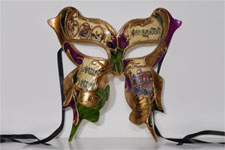 Mardi Gras Mask - Italian Butterfly - Style 4