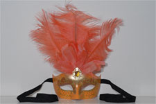 Venetian Mask - Principessa - Orange