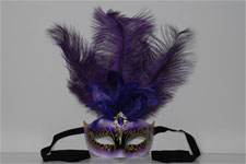 Venetian Mask - Principessa - Purple