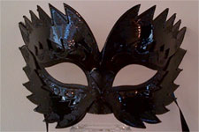 Venetian Mask - Razzel Nuovo - Black