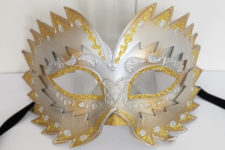 Venetian Mask - Razzel Nuovo - Silver/Gold - Style 2