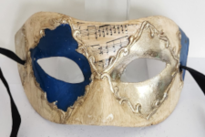 Venetian Mask - Musical Ladro - Blue