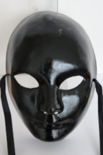 Venetian Mask - Black Full Face Mask