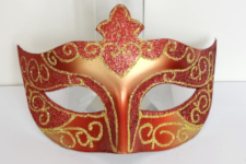 Venetian Mask - Party Princess - Red