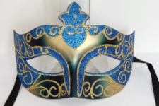 Venetian Mask - Party Princess - Dark Blue