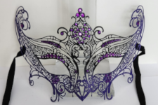 Venetian Mask - Royal Accent - Purple