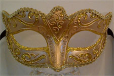 Venetian Mask - Romano - Gold