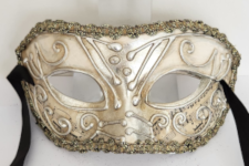 Venetian Mask - Musical Amigos - Silver - Style 2