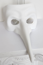 Venetian Mask - Unpainted Casanova Mask