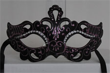 Venetian Mask - Parisian Nights - Pink