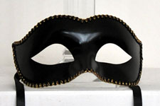 Venetian Mask - Semplice - Black