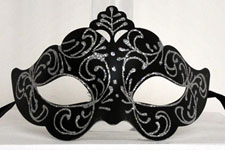 Venetian Mask - Czarina - Silver