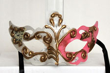 Venetian Mask - Parisian Opera - Pink