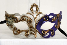 Venetian Mask - Parisian Opera - Purple