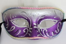 Venetian Mask - Gala Party Mask - Purple