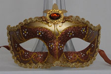 Venetian Mask - Fiori Taglio - Brown