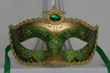 Venetian Mask - Fiori Taglio - Green