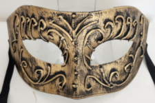 Venetian Mask - English Prince - Gold