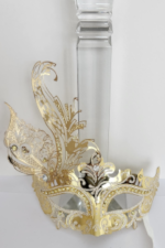 Venetian Mask - Gold Flame