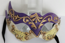 Venetian Mask - Vienna Opera - Purple