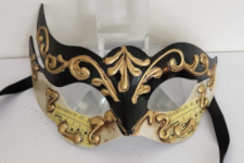 Venetian Mask - Vienna Opera - Black