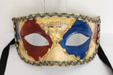 Venetian Mask - Opera Tenor - Blue/Red