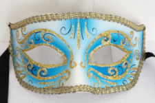 Venetian Mask - Opera Contralto - Blue