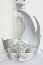 Venetian Mask - Regina Dello Spettacolo - White