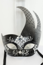 Venetian Mask - Regina Dello Spettacolo - Black