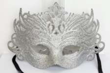 Halloween Mask - Silver Fire