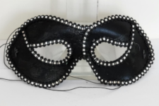 Venetian Mask - Parisian Party - Black