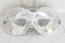 Venetian Mask - Parisian Party - Silver